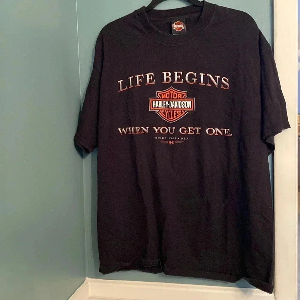 Harley Davison men’s short sleeve t-shirt - XL- 100% cotton